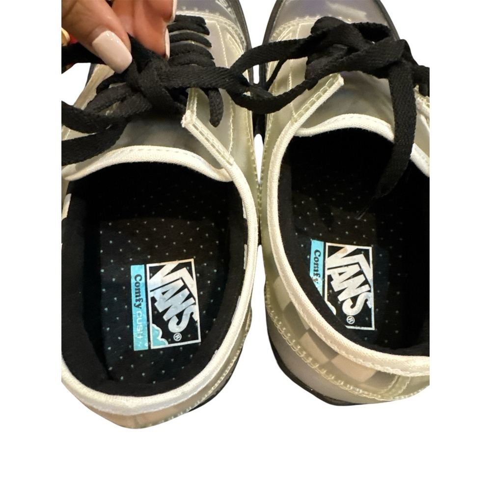 Vans Black and White Logo Sneakers - Picture 2 of 5